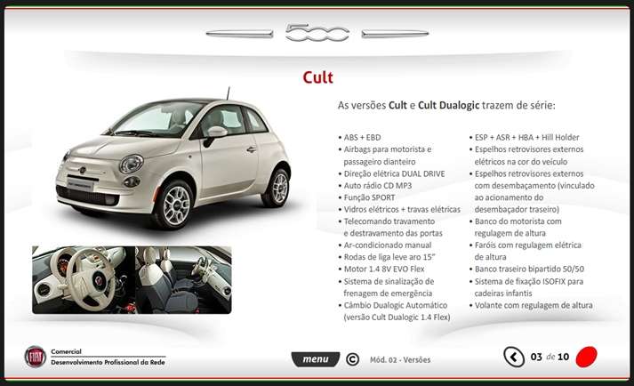 Detalhes de mais uma novidade da Fiat oriunda do M xico Agora o Fiat 500 
