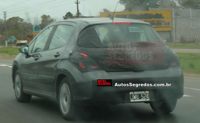Leitor flagra Peugeot 308 em testes na Argentina