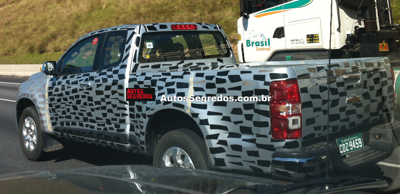 Chevrolet S10 com cabine estendida é flagrada no Brasil – ALL THE CARS