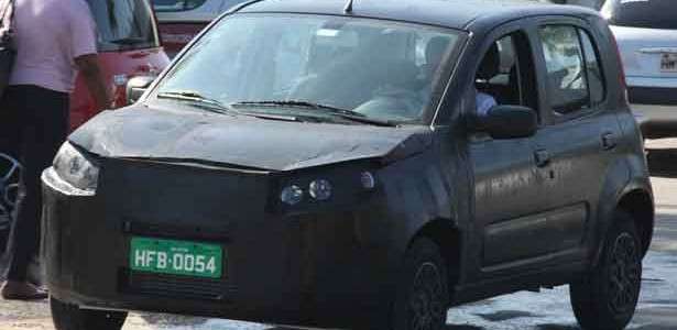 Fiat testa Uno que será reestilizado em 2014.