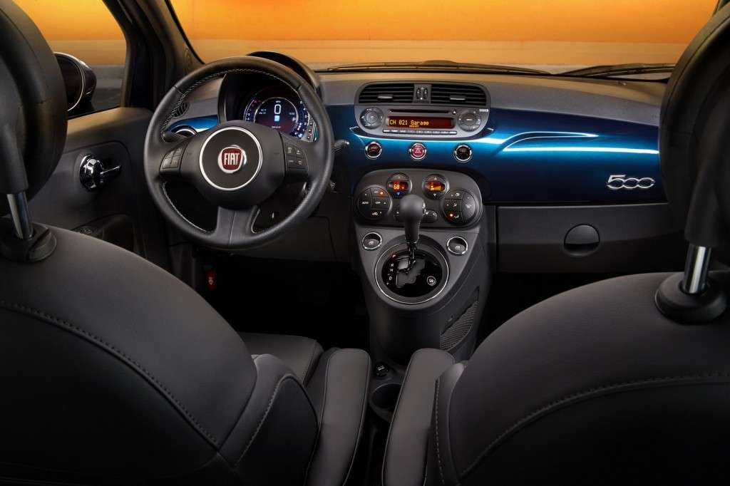 The 2015 Fiat 500 vehicle lineup will include a number of interi