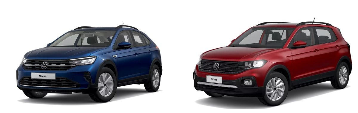Comparativo: T-Cross x Volkswagen Nivus. Qual escolher na hora da