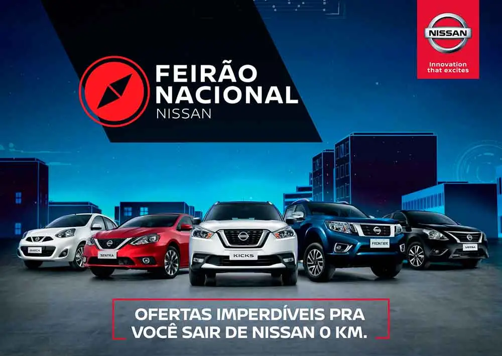 Confira as ofertas da Japan para outubro: Nissan Zero, Parcelas Zero