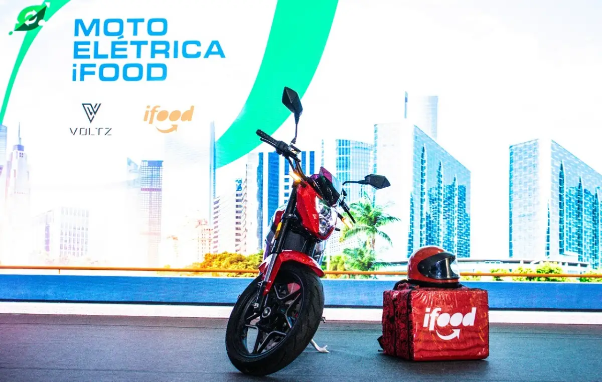 iFood anuncia moto elétrica EVS Work iFood por R$ 9.990,90